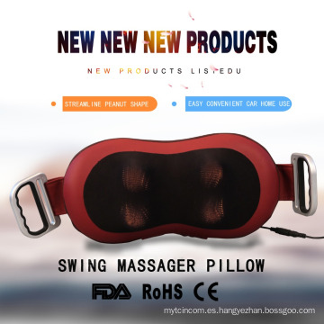 2017 NUEVOS PRODUCTOS de calefacción infared almohada de amasamiento especial manera oscilación almohada masajeador